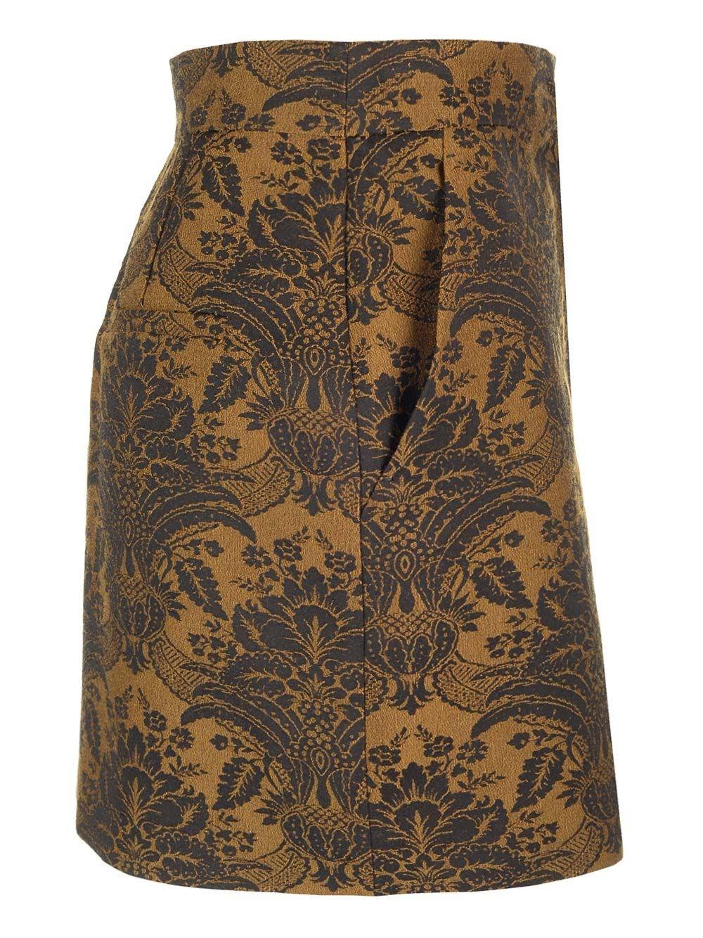 Al Duca D'Aosta Max Mara Mini gonna in lana jacquard Convenienza