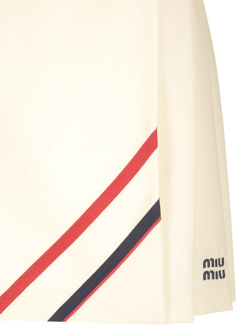 Al Duca D'Aosta Miu Miu Gonna plisse' in tela mohair Economico