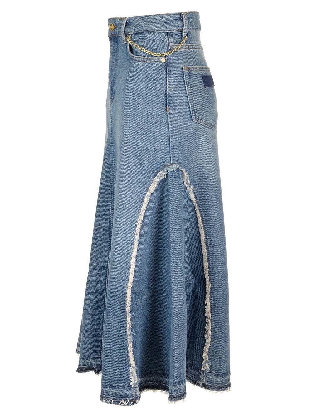 Al Duca D'Aosta Ganni Gonna denim svasata Online