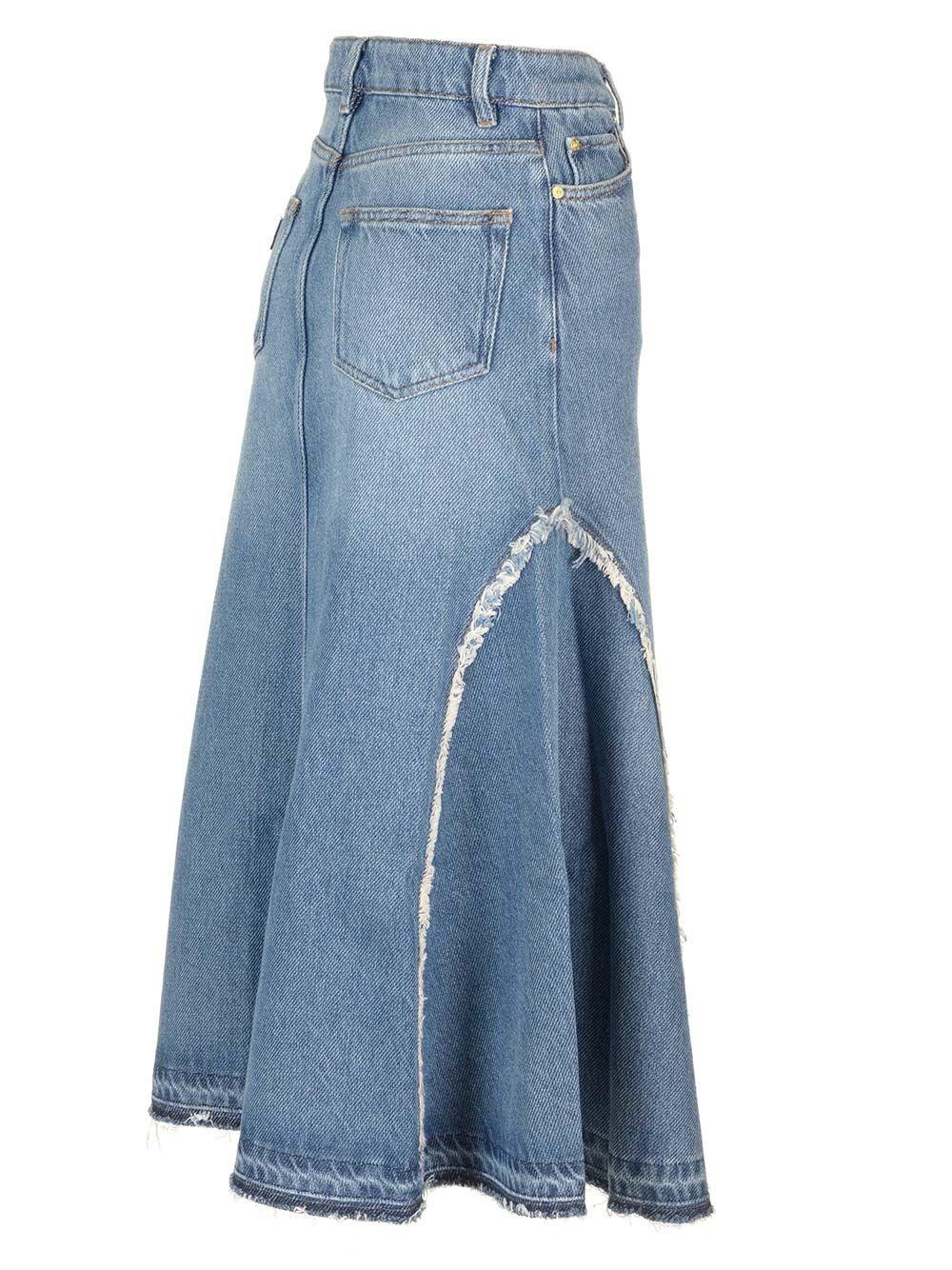 Al Duca D'Aosta Ganni Gonna denim svasata Online