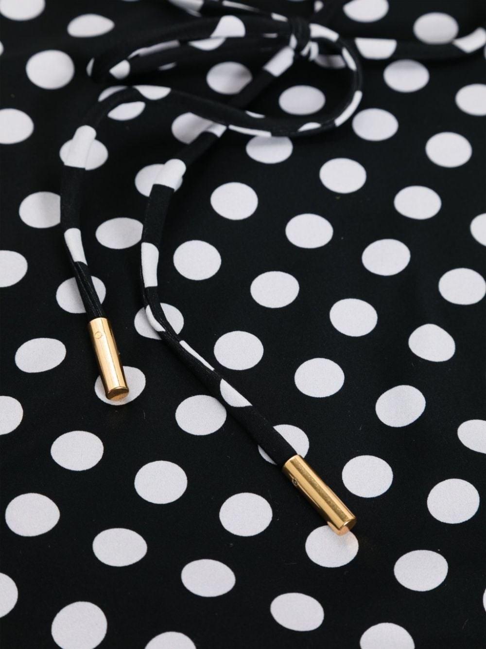 Al Duca D'Aosta Saint Laurent Costume da bagno bustièr a pois Shopping online