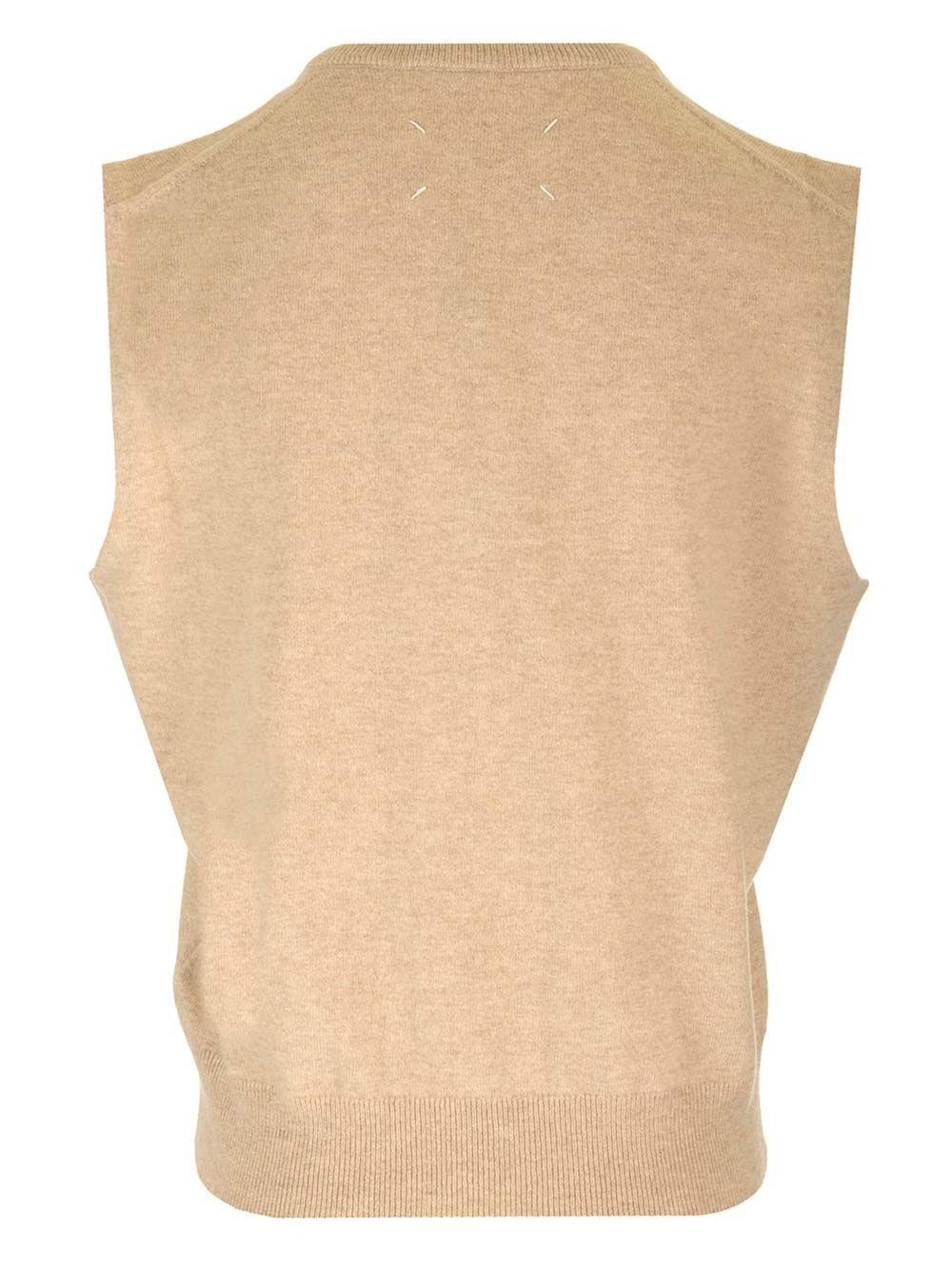 Al Duca D'Aosta Maison Margiela Gilet in lana Smaltimento dello stoccaggio