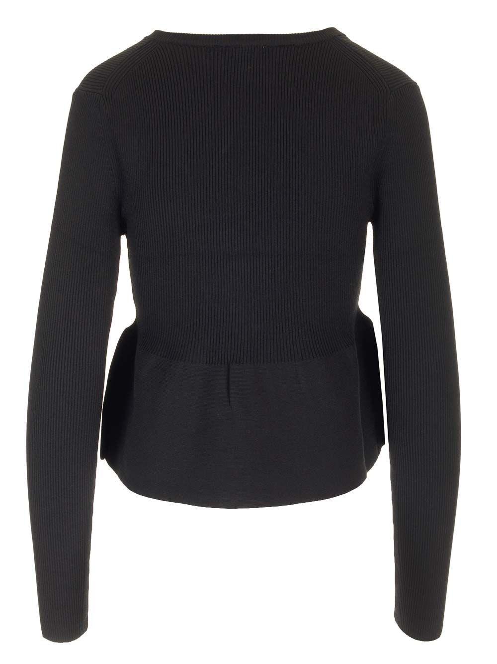 Al Duca D'Aosta Ganni Cardigan peplo Vendita calda