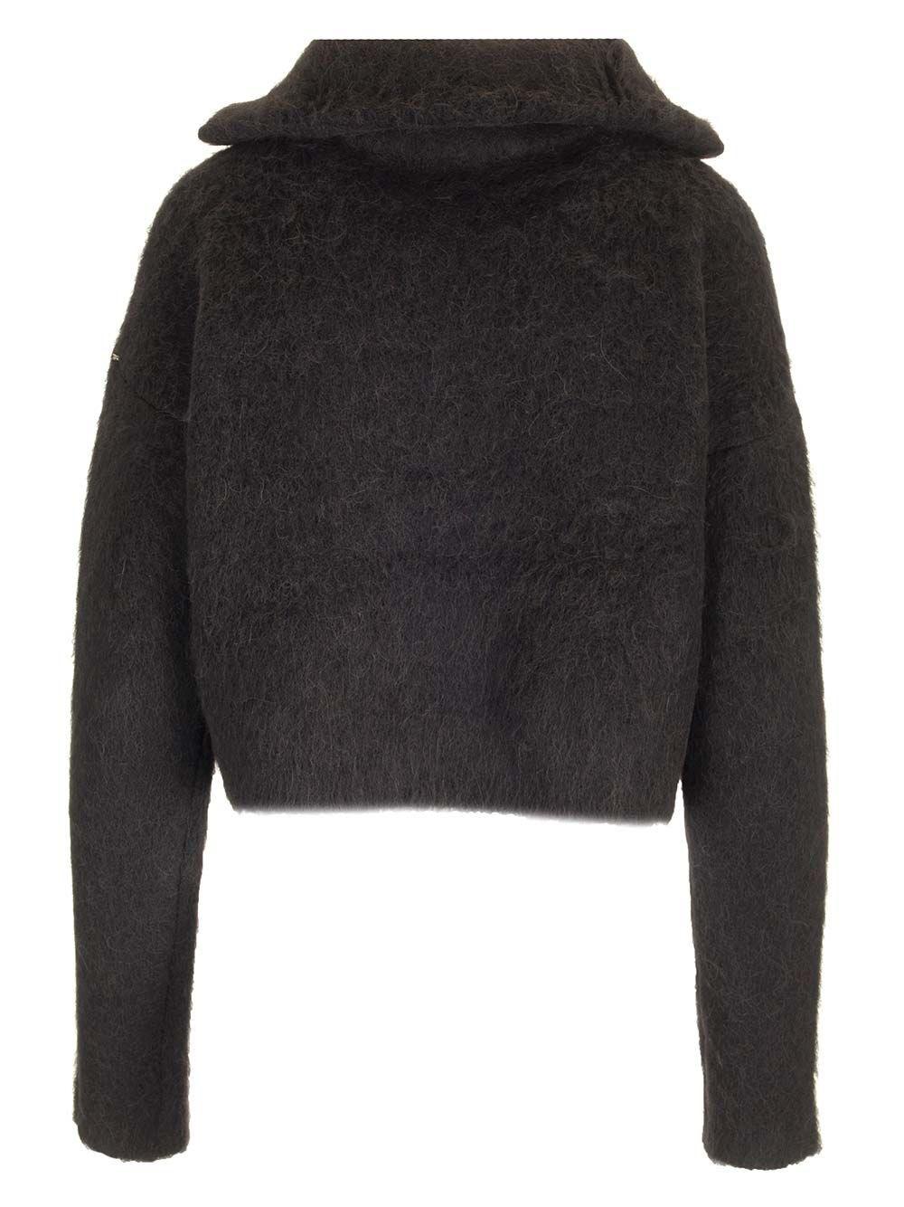 Al Duca D'Aosta Sportmax Maglia mezza zip in alpaca Online Outlet