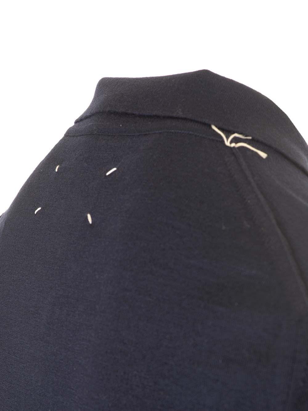 Al Duca D'Aosta Maison Margiela Polo in maglia di lana Grandi sconti