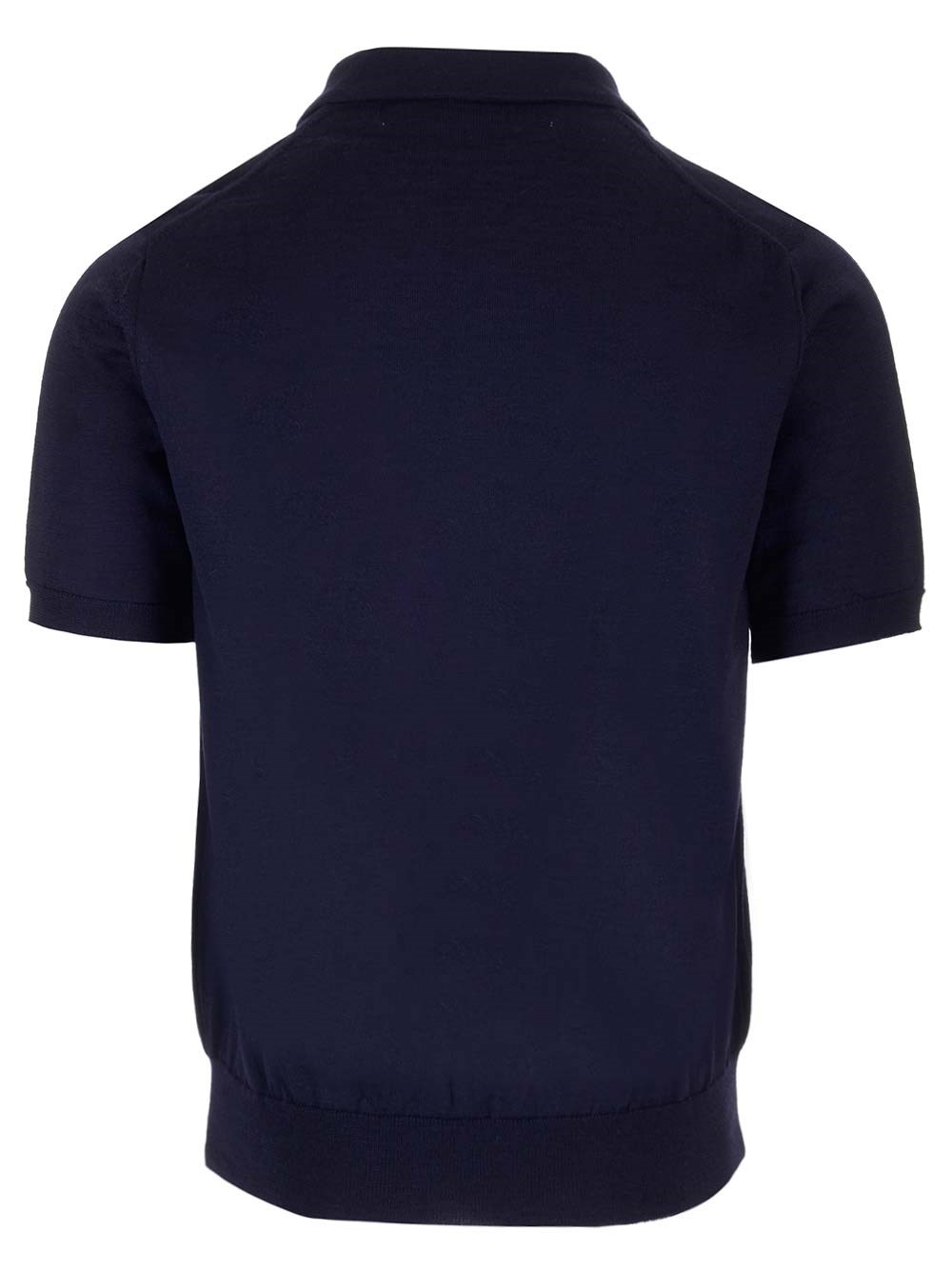 Al Duca D'Aosta Comme Des Garcons Play EX-P1N094 NAVY POLO NECK SHORT SLEEVES COTT POLO Liquidazione