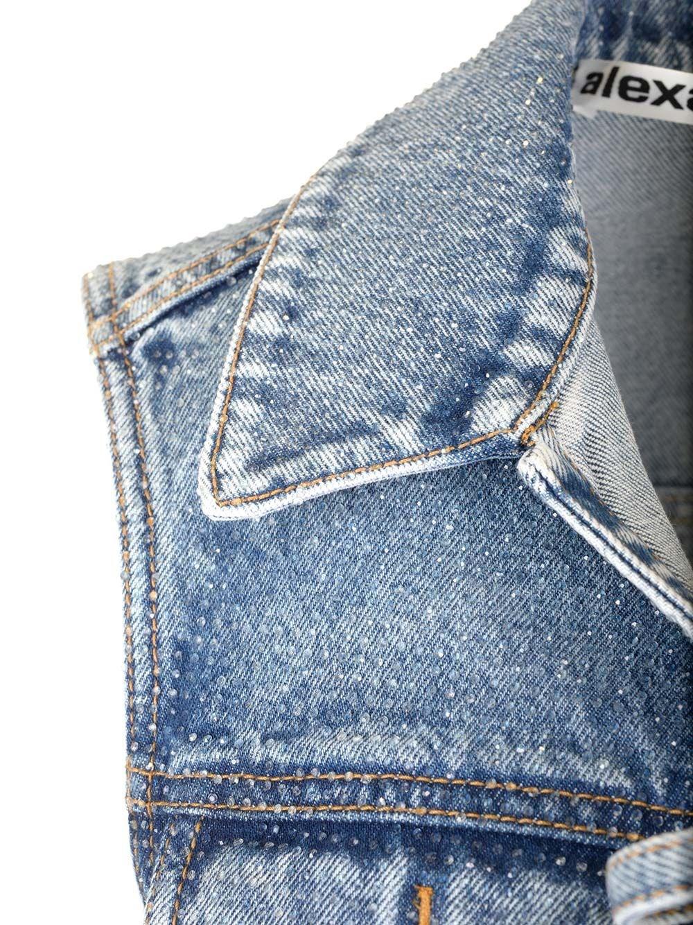 Al Duca D'Aosta Alexander Wang Gilet in jeans chiaro Prezzo basso