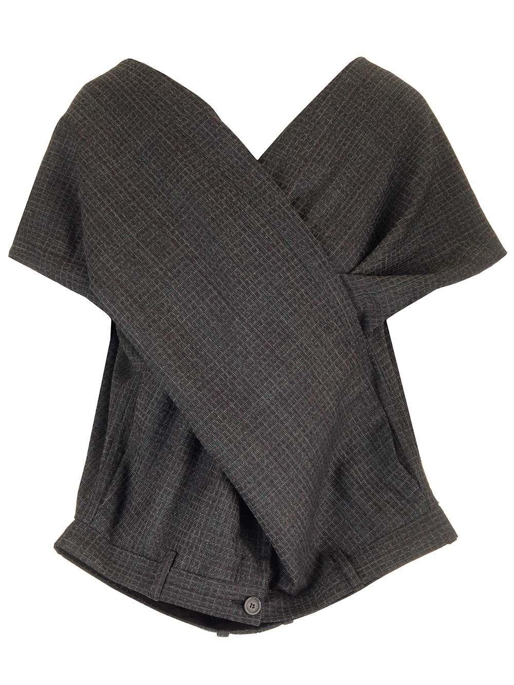 Al Duca D'Aosta Balenciaga Panta top sartoriale in lana