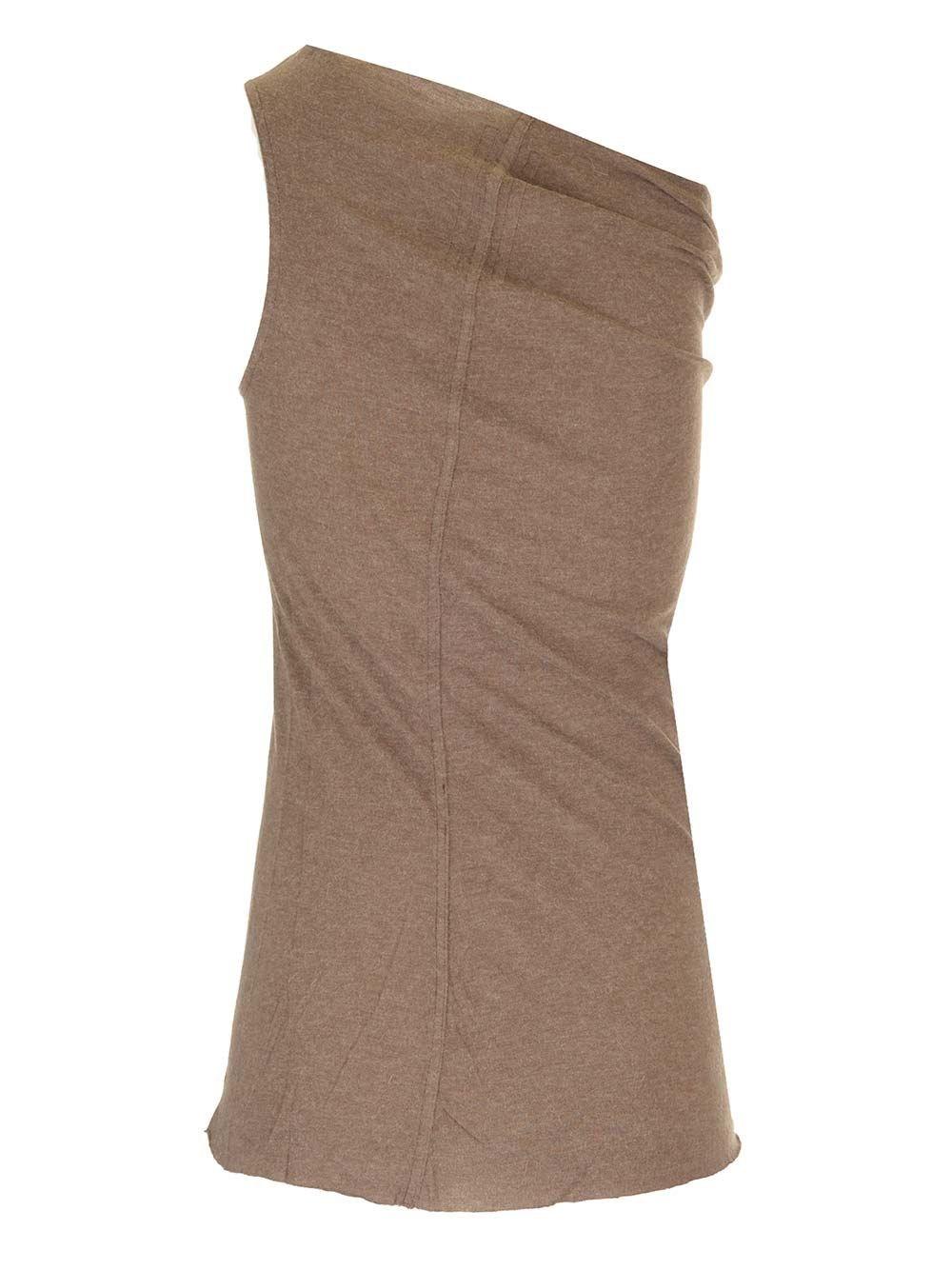 Al Duca D'Aosta Rick Owens Top monospalla "Athena" Sconti questo mese