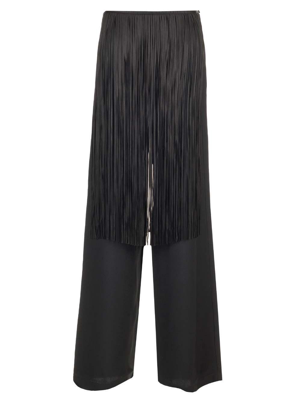 Al Duca D'Aosta Taller Marmo Pantaloni "Oregon" con frange