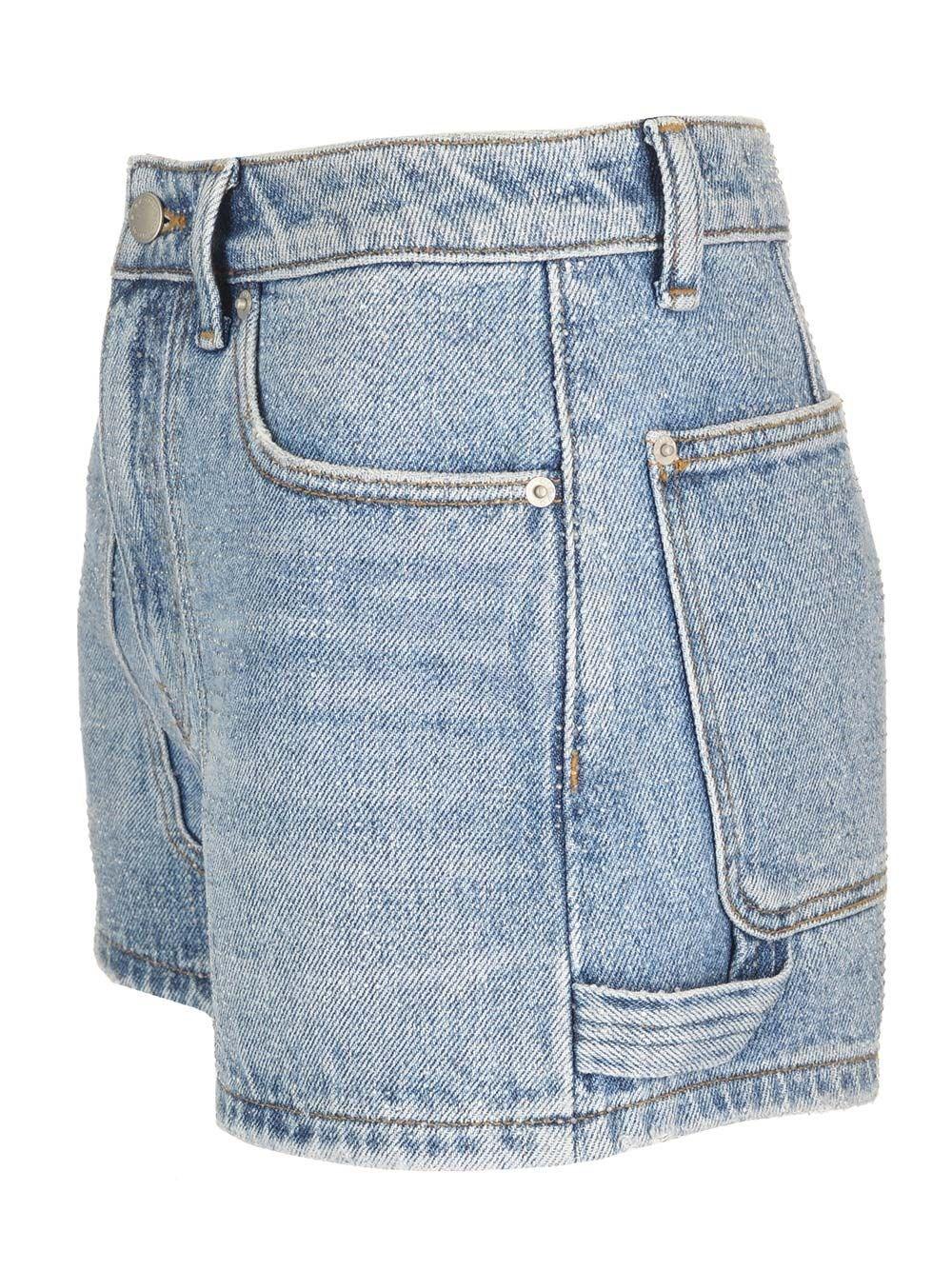 Al Duca D'Aosta Alexander Wang Short carpenter a vita alta Prezzo Ridotto