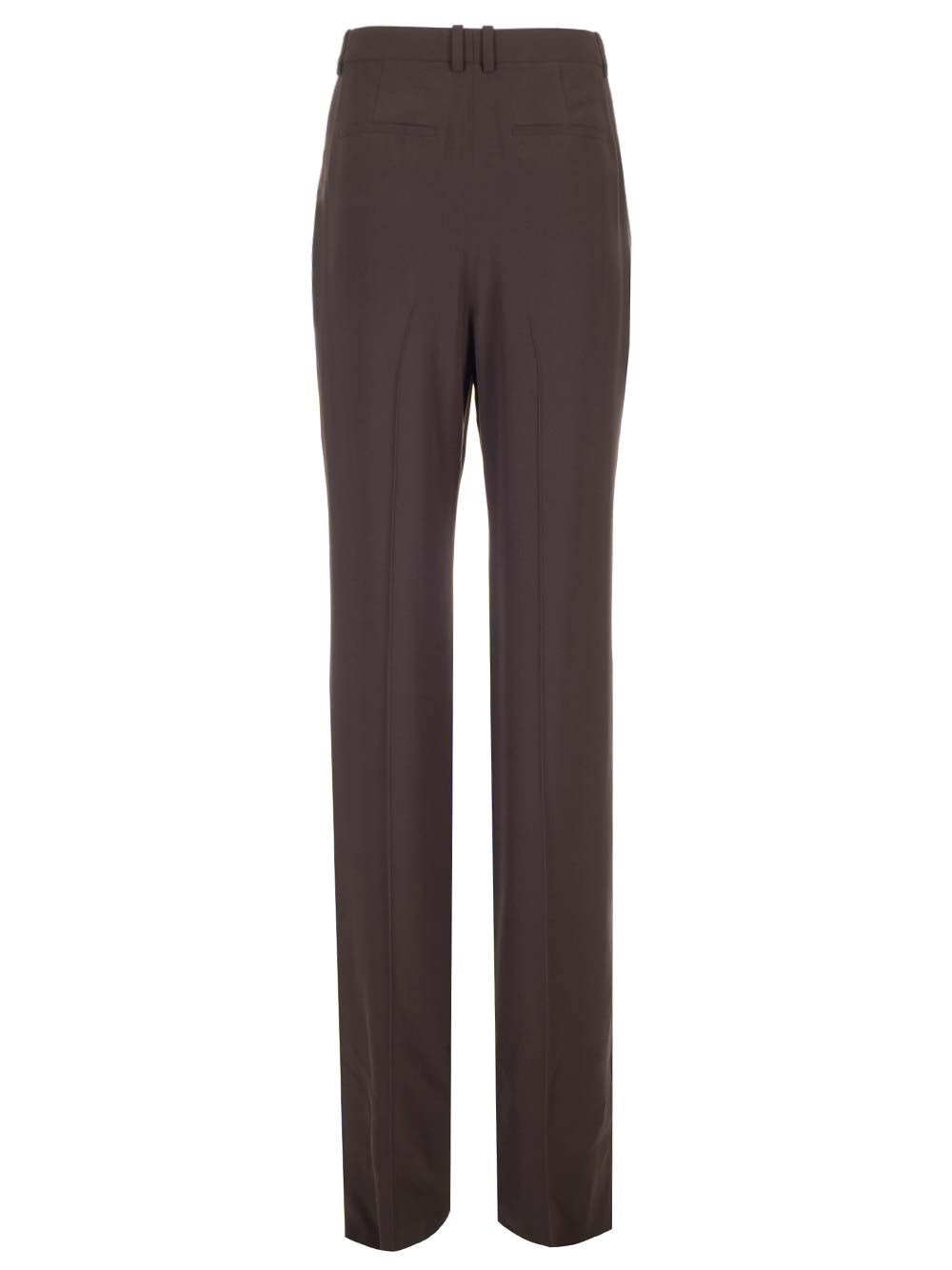 Al Duca D'Aosta Saint Laurent Pantaloni in crêpe di seta Outlet