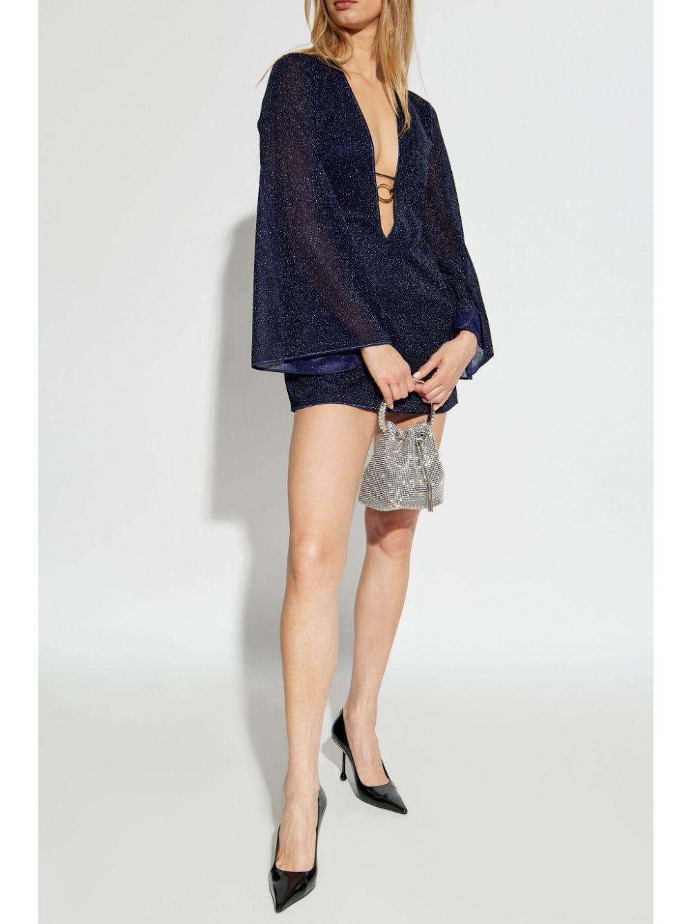 Al Duca D'Aosta Oseree Mini kaftano lurex Comprare a buon mercato