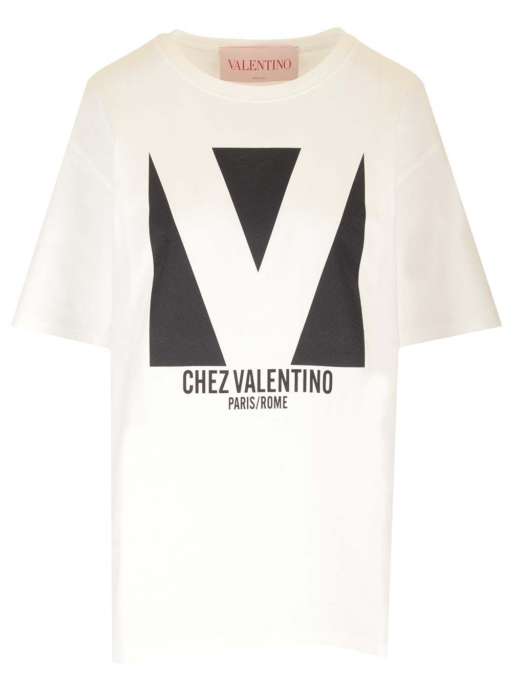 Al Duca D'Aosta Valentino Garavani T-shirt stampa "Chez Valentino"
