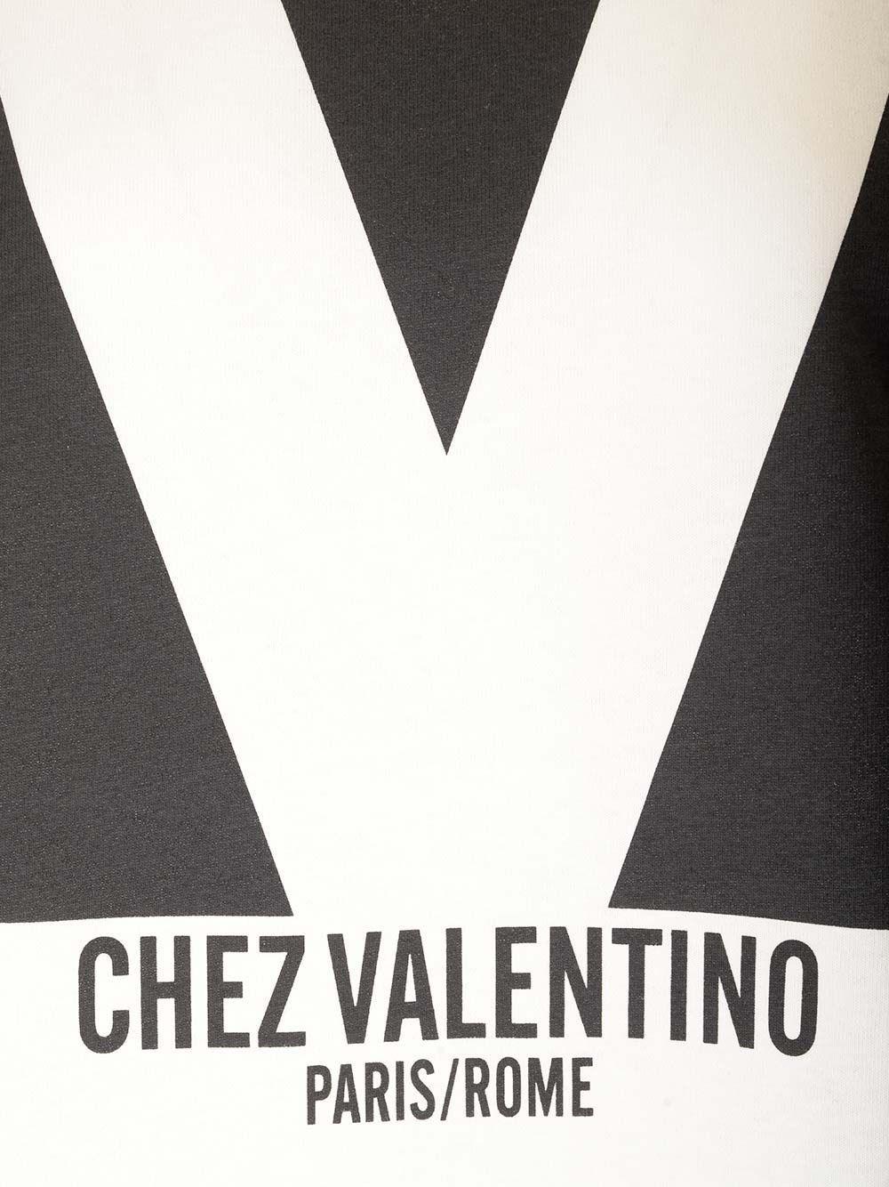 Al Duca D'Aosta Valentino Garavani T-shirt stampa "Chez Valentino" Fornitura limitata