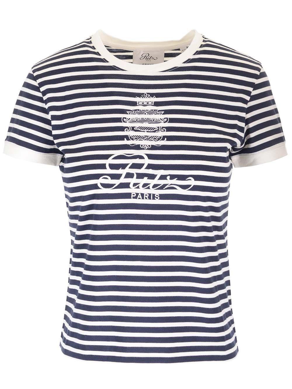 Al Duca D'Aosta Frame X Ritz T-shirt a righe