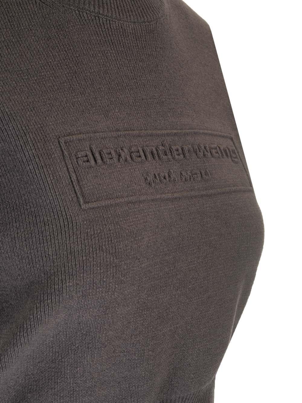 Al Duca D'Aosta Alexander Wang Maglia crop in maglina Black Friday